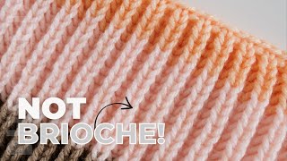 The EASIER Alternative to Brioche Knitting  Fishermans Rib [upl. by Jd]