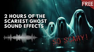 2 HOURS of Scary Ghosts Whispering Singing Screaming Horror Sound Effects [upl. by Yralam]