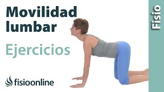 Ejercicio de movilidad y flexibilidad lumbar  Gato y mahometano [upl. by Lainad]