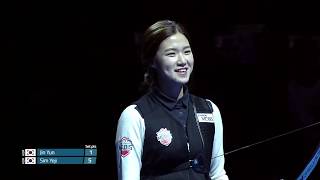 Jin KOR vs Sim KOR  Bronze Classique Femmes  Nîmes 2019 [upl. by Pampuch426]