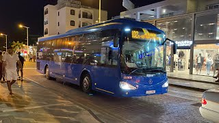 102 Buses in Protaras Cyprus September 2024 [upl. by Ycrad]