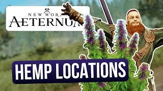 How to find Hemp  New World Aeternum best Hemp locations and farming guide [upl. by Jankey]