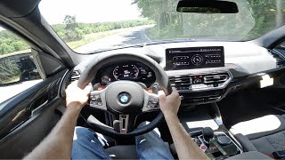 2023 BMW X3 M Competition POV Drive Impressions and ASMR [upl. by Groveman]