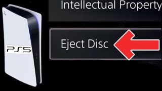 PS5 How to EJECT Disc [upl. by Ecinej]