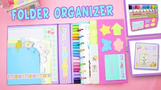 DIY Cute Folder Organizer  Perfect for your Notebook Bullet Journal or Diary  aPasos Crafts DIY [upl. by Craig48]