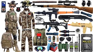 Special Forces Military Toy Gun Set Open BoxRocket LauncherHunting GunM416 Rifle98K Sniper Rifle [upl. by Hennebery]