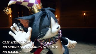 FF7 REBIRTH  CAIT SITH VS ODIN  NO MOOGLE  NO MAGIC  NO LIMIT  NO DAMAGE [upl. by Carmelita]