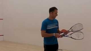 Dunlop Hotmelt Pro Squash Racket Review by PDHSportscom [upl. by Nnor]