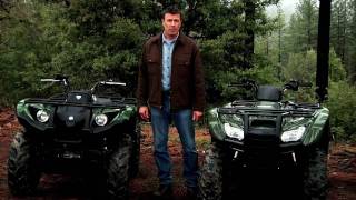 The Yamaha Grizzly 450 EPS versus Honda Rancher [upl. by Burl186]