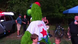 Phillie Phanatic at Neeta School [upl. by Annaitsirhc]