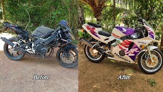 Honda CBR 250 MC22 Full Restoration  4 cylinder engine 24Min video [upl. by Say]