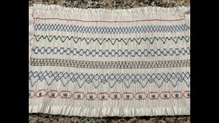 Project 30 Video 4 Smock a Sampler learn to smock [upl. by Lleynod225]