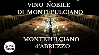 Vino Nobile di Montepulciano vs Montepulciano dAbruzzo  WineTuber [upl. by Gotthelf946]