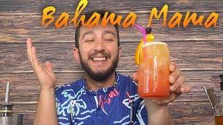 How to make a Bahama Mama l Island Drinks l Cocktail Recipes l Best Bartender l Rum Drink ALCOHELLO [upl. by Notnad]