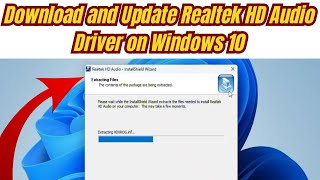 how to update and download Realteck auido driver on windows 11 [upl. by Leoy]