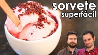 Como fazer o SUPER SORVETE SUPERFÁCIL ft Tavião 🔵Manual do Mundo [upl. by Schaumberger]