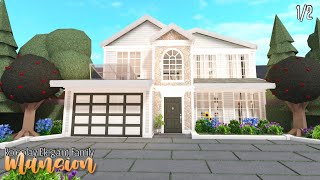 Bloxburg 10k Roleplay Elegant Family Mansion 12  Roblox [upl. by Babette]