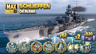 Battleship Schlieffen with a good start and even better ending  World of Warships [upl. by Rehpitsirhc]