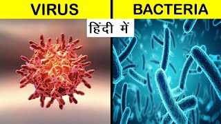 Virus vs Bacteria Comparison in Hindi Shorts Short [upl. by Hedwiga]