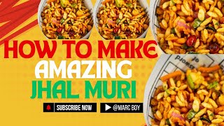 How to make desi jhal muri  food foodie jhalmuri [upl. by Leay710]