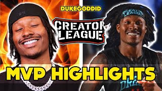 Duke Dennis HIGHLIGHTS 5v5 Creator League [upl. by Cleaves]