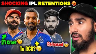 OMG Rishabh Pant amp KL Rahul RELEASED 🥵  Virat  RCB CAPTAIN 👀  IPL Retentions 2025 [upl. by Yrrah397]