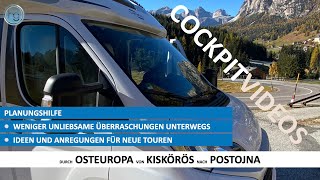 Cockpitvideo 3 Kiskörös Ungarn  Postojna Slowenien [upl. by Im]