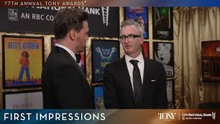 Daniel Aukin  2024 Tony Awards First Impressions [upl. by Dronel]