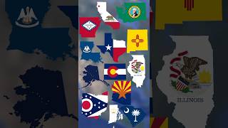 Every State of the United States 🇺🇲 states geography shorts [upl. by Zere531]