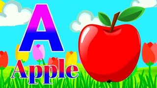 ABC Phonic Song  Toddler Learning Video Songs A for Apple Nursery Rhymes Alphabet Song for kids [upl. by Enorahs557]