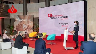 XII Convocatoria Proyectos Sociales 2020 Euros de tu nómina  Banco Santander [upl. by Gayle]