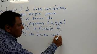 FUNCIONES DE TRES VARIABLES Definición [upl. by Eelrahc]