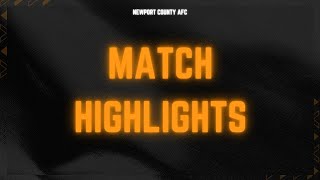 Newport County v Brentford highlights [upl. by Neeliak]