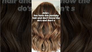 Tips for low porosity hair  Part 1 [upl. by Eidderf]