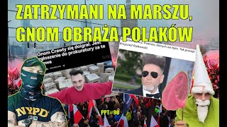 ZATRZYMANIA PODCZAS MARSZU NIEPODLEGŁOŚCI CRAWLEY OBRAŻAŁ POLAKÓW RUTKOWSKI I OSZUSTWA  PPT90 [upl. by Ybrad79]