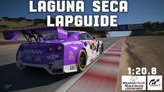 GT7  Laguna Seca Lap guide  Nissan GTR Gr3 [upl. by Sargent]