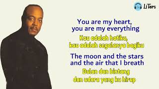 Peabo Bryson My Heart Belong To You lirik dan terjemahan LiTers [upl. by Duester]