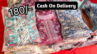 180 MOST TRENDY LATEST KURTIS COLLECTION IN JAIPUR MARKET  CASH ON DELIVERY [upl. by Harragan271]