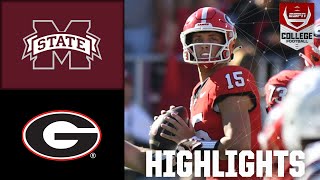 Mississippi State Bulldogs vs Georgia Bulldogs  Full Game Highlights  ESPN College Football [upl. by Apicella]