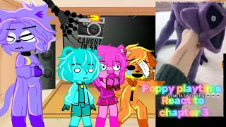 💢Poppy playtime💢 react to 🔥chapter 3  gacha reaction💦 part 9 special ✨ [upl. by Aleak]