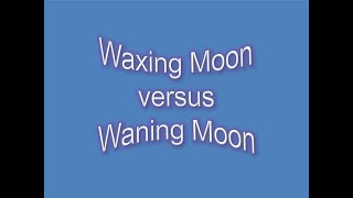 Waxing Moon versus Waning Moon  Celestial Physics  Applied Geometry [upl. by Novar]