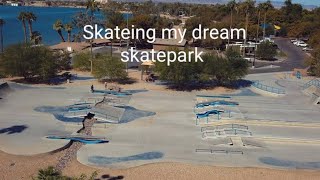 skateing my dream ska park Lake havasu [upl. by Eniad927]