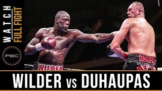 Wilder vs Duhaupas FULL FIGHT Sept 26 2015  PBC on NBC [upl. by Nedra85]