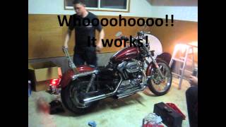 Sportster Head Gasket Replacement [upl. by Ahsienet196]