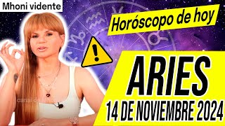 HOY REGRESA ALGUIEN DE TU PASADO 💗 MHONI VIDENTE 🔮 Horóscopo de hoy ARIES 14 de NOVIEMBRE 2024 ❤️ [upl. by Britt359]