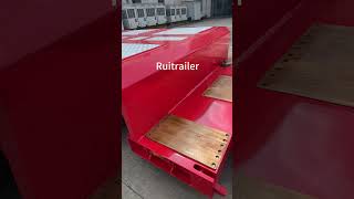 Europe design lowbed trailerairbag suspension multi options for axle lowbedsemitrailer lowboy [upl. by Assilla]