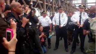 OCCUPY WALL ST MARCH TO BROOKLYN BRIDGE amp ARRESTS [upl. by Romney]