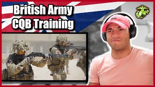 US Marine reacts to British Army CQB Training [upl. by Nivla]