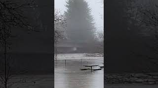 Atmospheric river soaks Pacific Northwest bringing floods mudslides Shorts [upl. by Broida736]