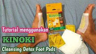 cara menggunakan kinoki cleansing detox foot pads [upl. by Hairakcaz]